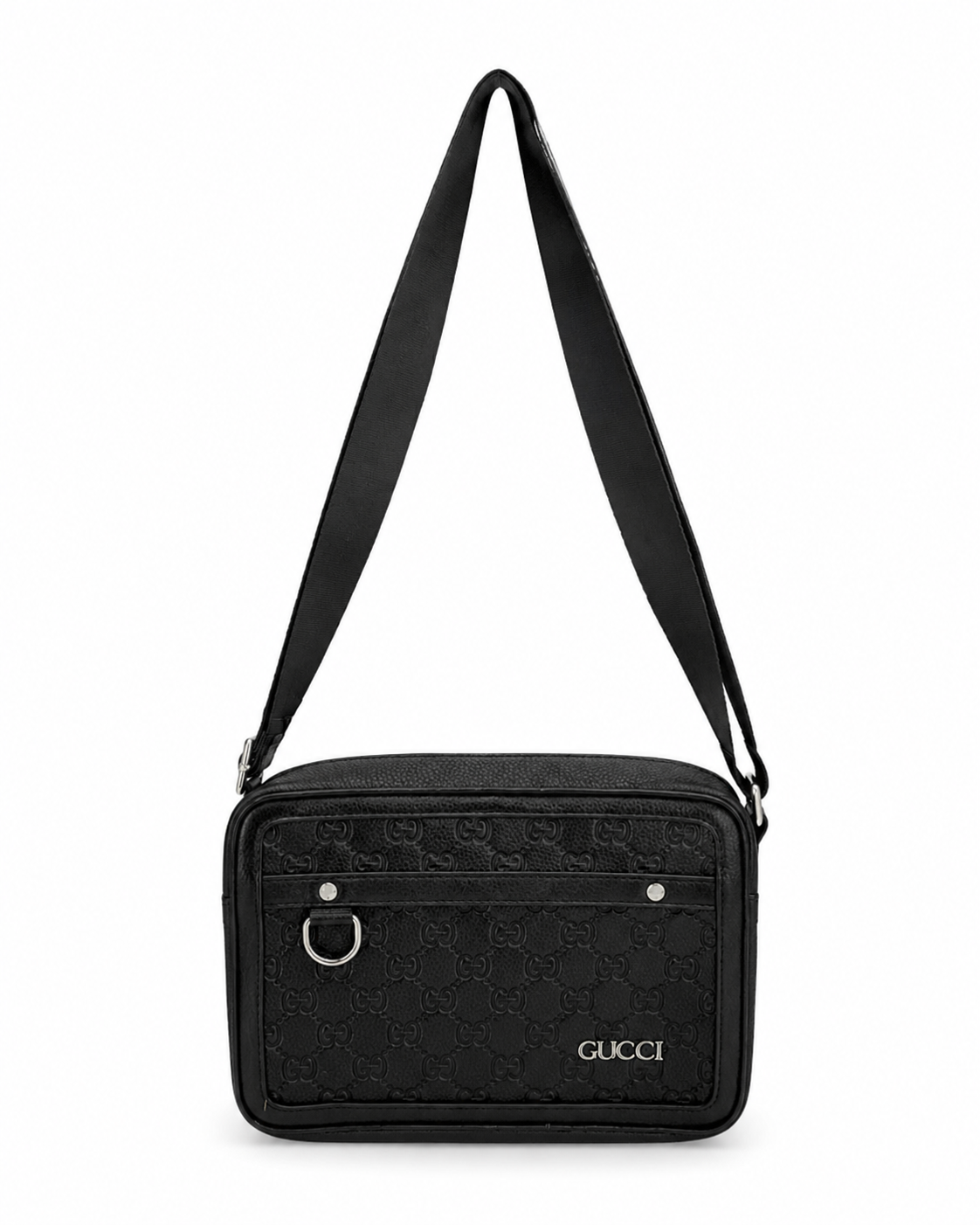 Sac Bandoulière Luxe Noir Premium Homme LINDA-ZA MARKET   LINDA-ZA MARKET